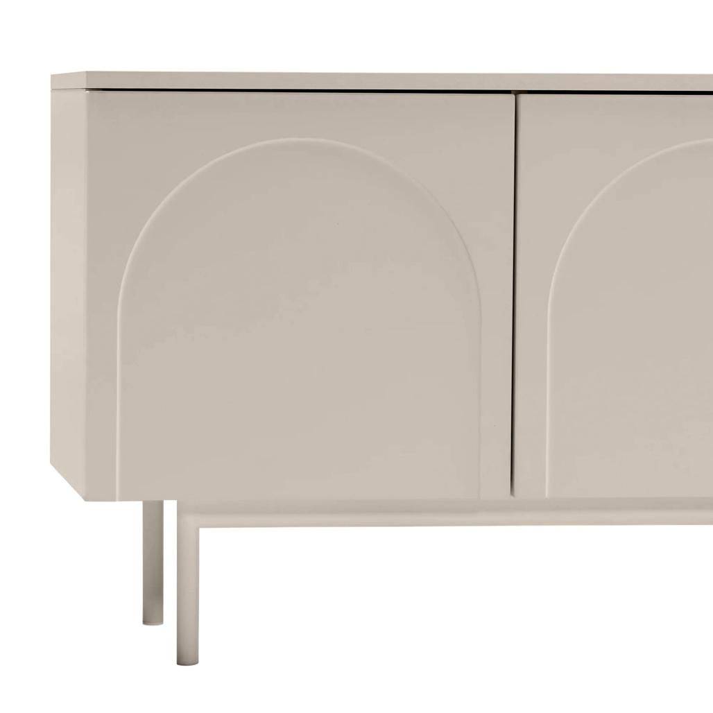 Mobile TV AESTHETIC quattro ante, cashmere