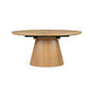 SOLARE extendable table 160-200 cm, oval, natural