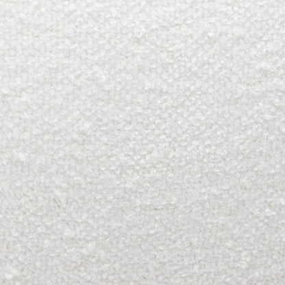 Pouf BOOP rotondo rivestito bianco