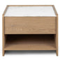 Nachttisch TANNA Cremona Torro Eiche, Crystal Marble