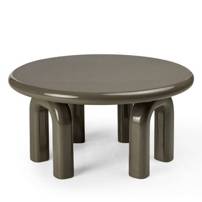 Tavolino da caffè FLIM 80 cm, verde/grigio