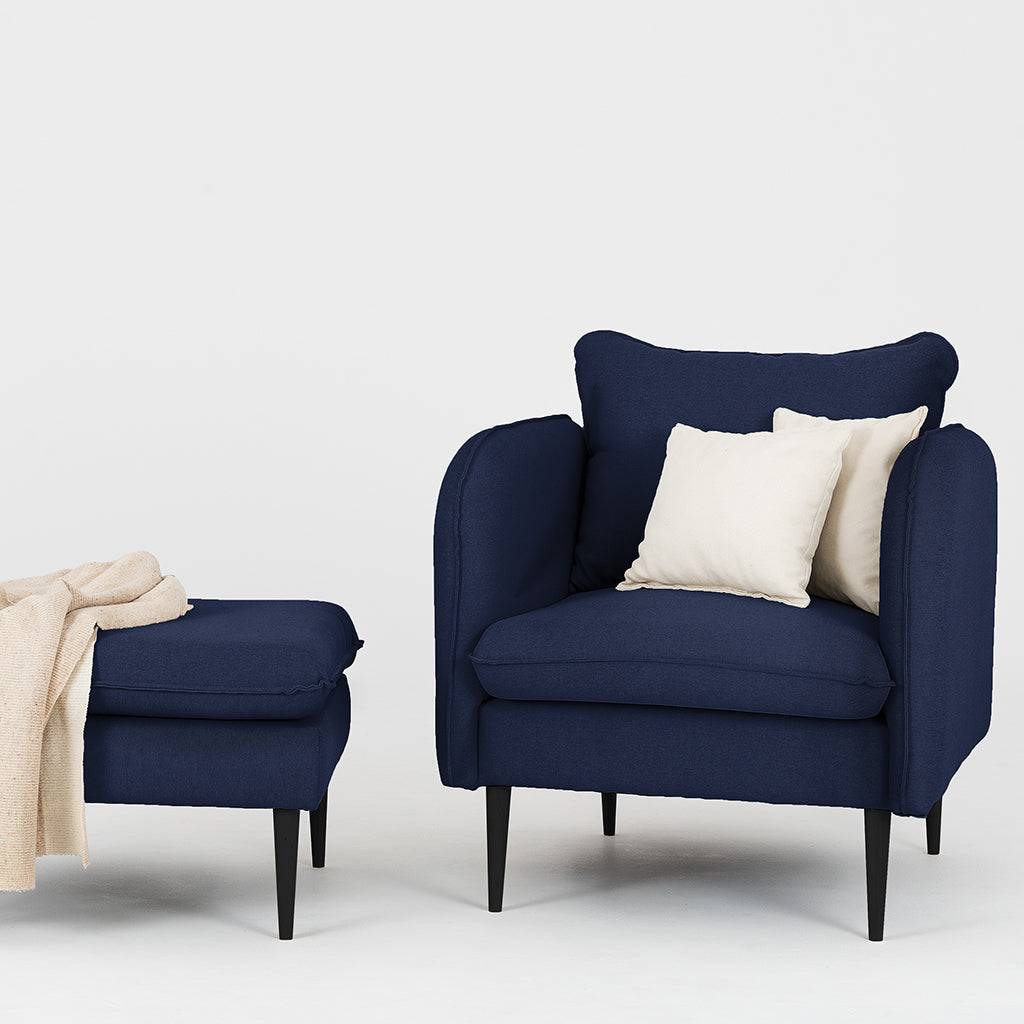 Poltrona POSH BLACK - Inchiostro
