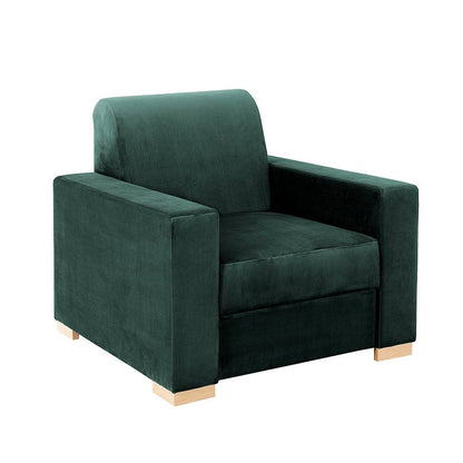 Poltrona STABLE - Avocado, Legno Naturale