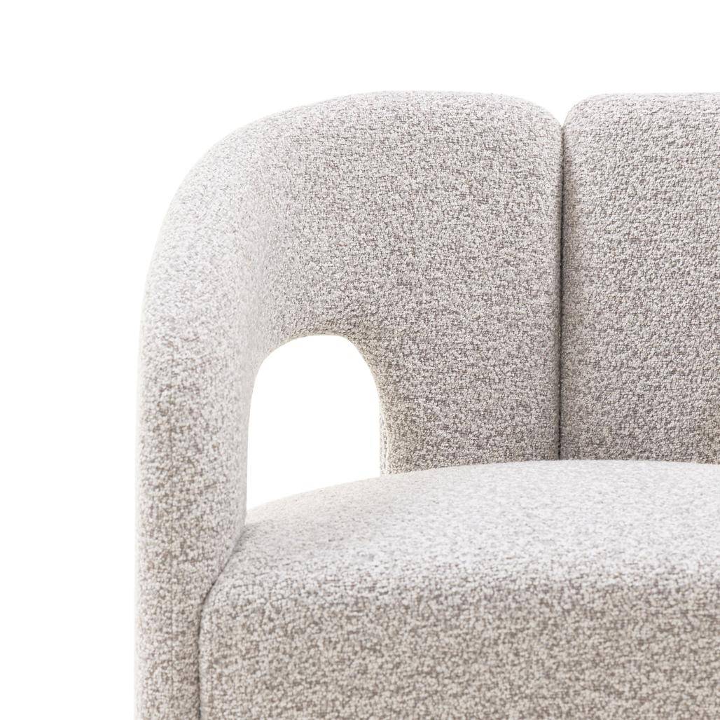 Polsterstuhl JOEL, grau-beige