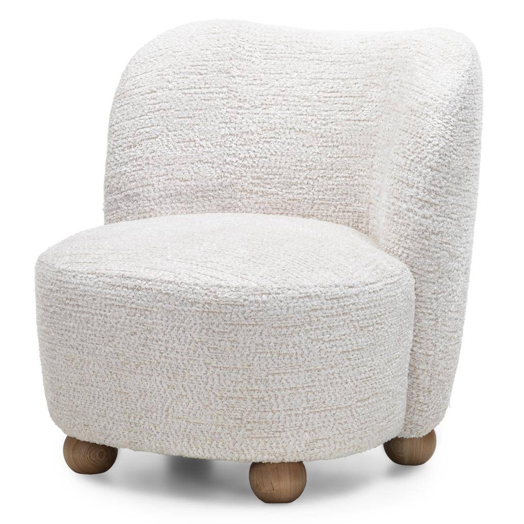 Poltrona Relax IMAMI, Beige, Forme Arrotondate