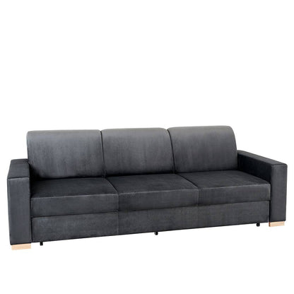 Divano letto STABLE 3 posti - grigio lilla, naturale