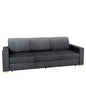 STABLE 3-seater sofa bed - lilac grey, natural