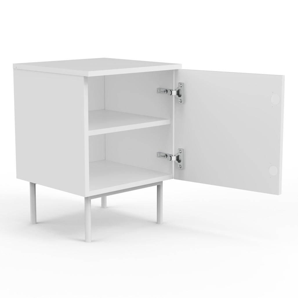 Comodino AESTHETIC, bianco
