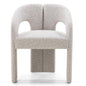 Upholstered chair JOEL, grey-beige