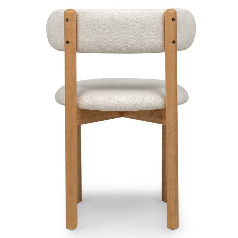 Sedia YANG Crema/Legno Naturale
