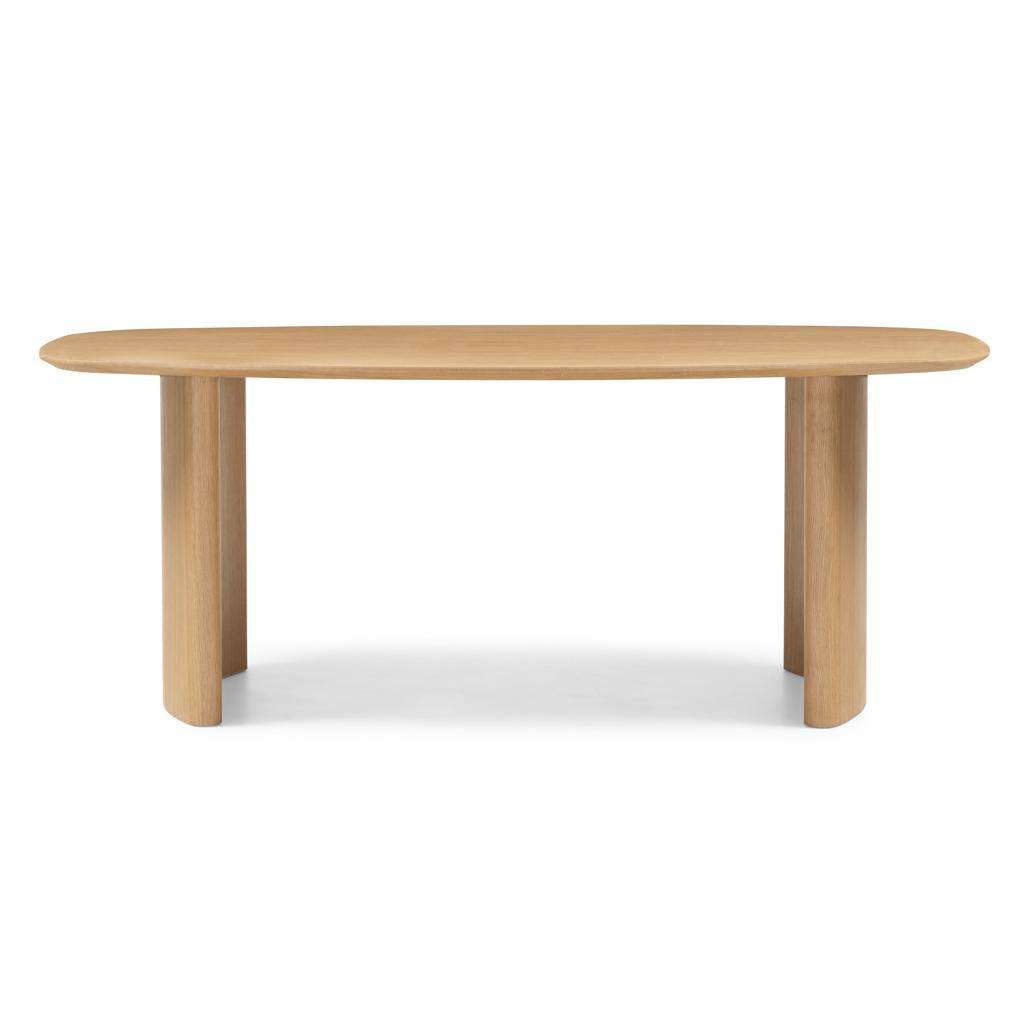 Esstisch MARIS 200 cm, oval, Naturfurnier Eiche