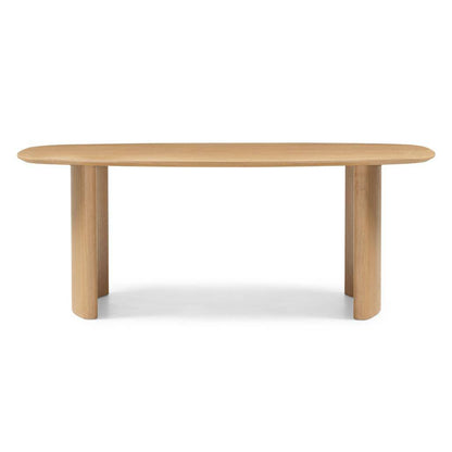 Esstisch MARIS 200 cm, oval, Naturfurnier Eiche