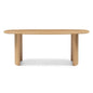 MARIS dining table 200 cm, oval, natural oak veneer