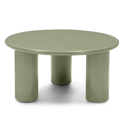 Tavolino Caffè LECREL 80 cm, oliva, lucido