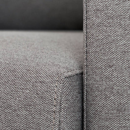 Sofa LOVER 2-Sitzer – Stahl, Natur