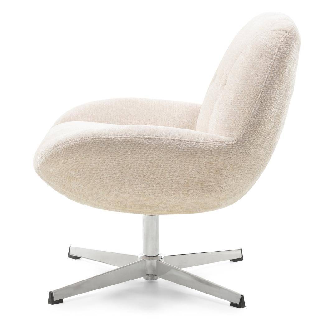 Poltrona girevole RENO, beige