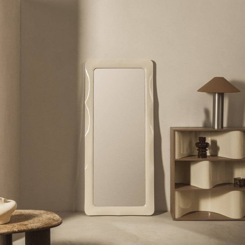 Specchio NOELLA rettangolare 180x80 cm, beige chiaro