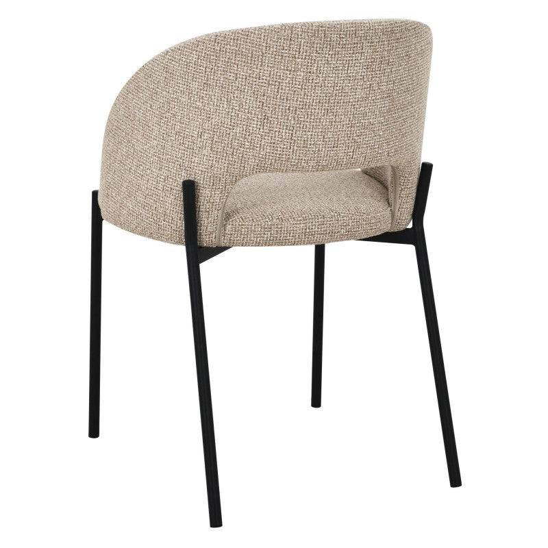 Sedia MORES con apertura schienale, beige melange