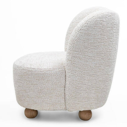 Poltrona Relax IMAMI, Beige, Forme Arrotondate