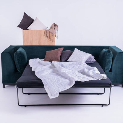 Divano letto 3 posti WILLY - chokeberry, nutty