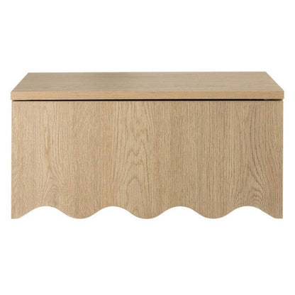 Comodino TIM Cremona Torro Oak con Onda