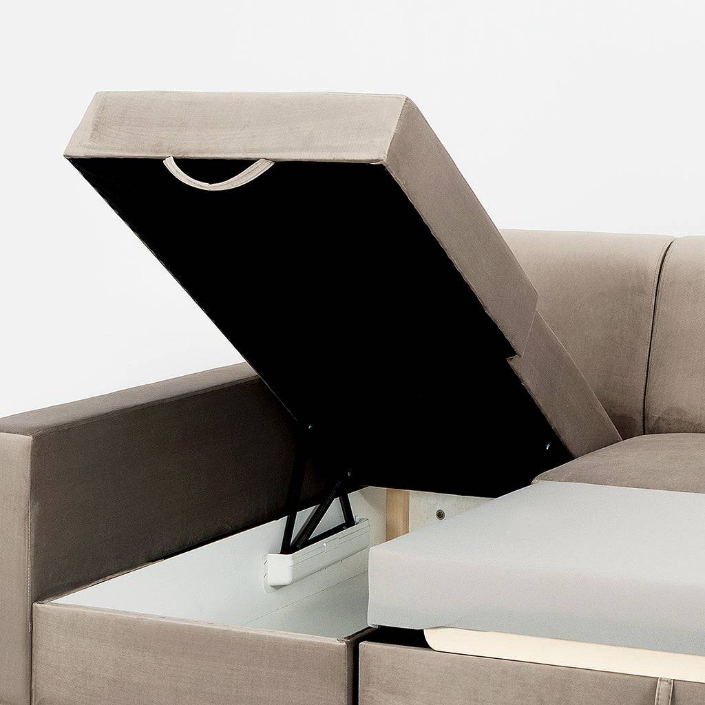 Eckschlafsofa STABLE - Beige