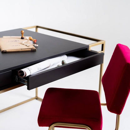 Scrivania K16 Nero 160 - Oro