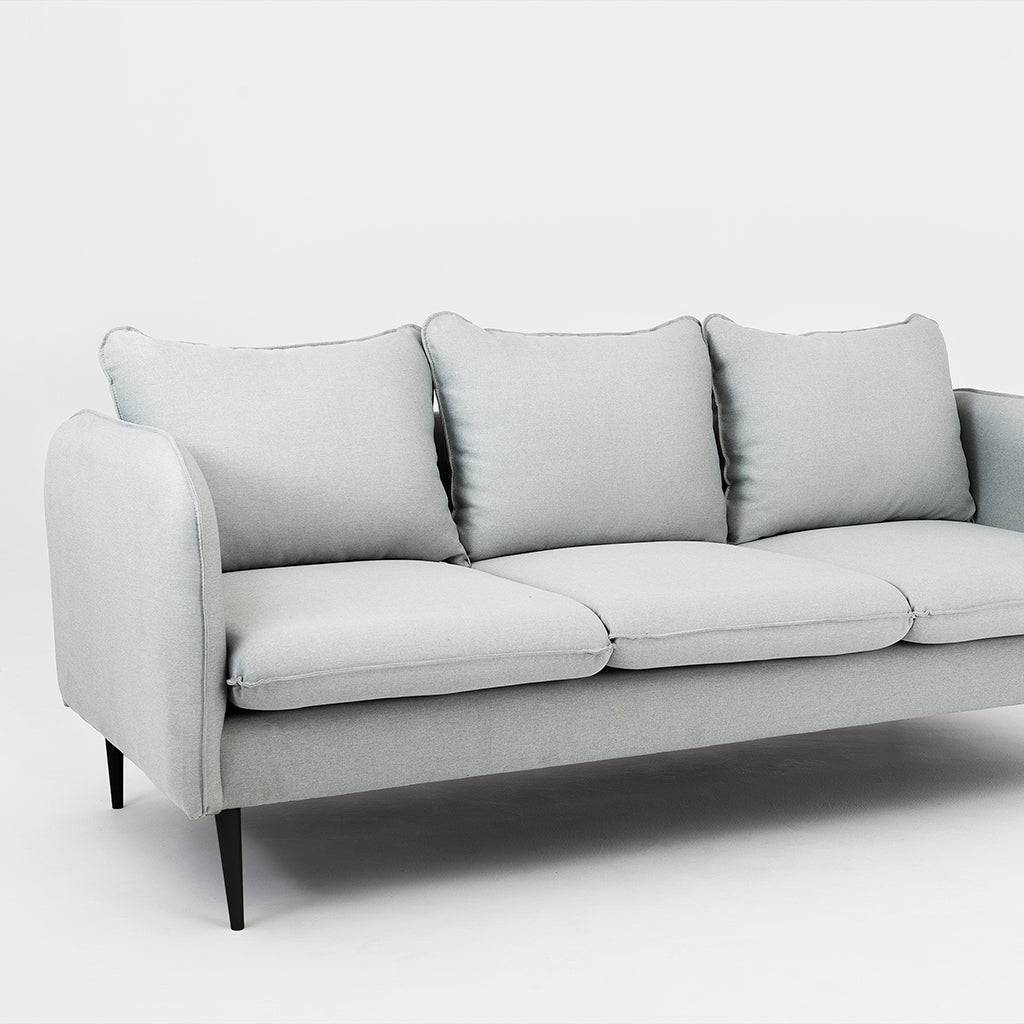 Sofa POSH 3-Sitzer - Schwarz Platin