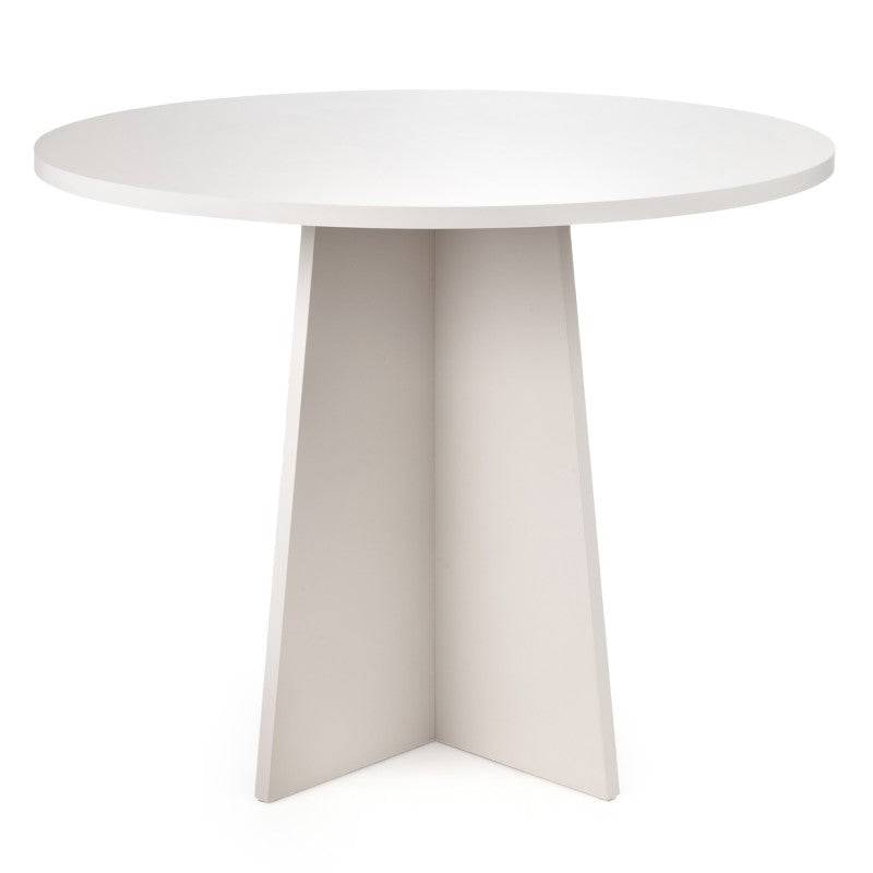 Tavolo da pranzo rotondo ERLO 100 cm, cashmere