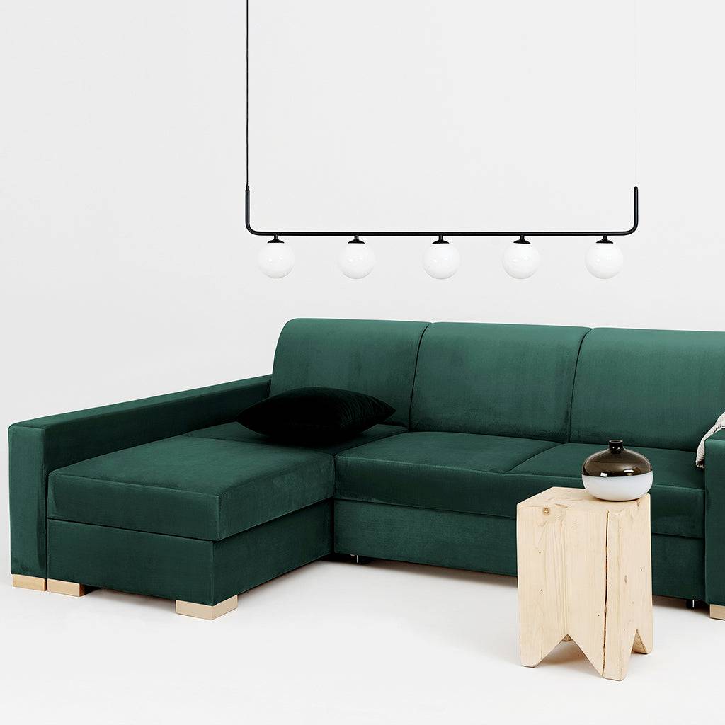 Divano Letto Angolare STABLE L - Avocado