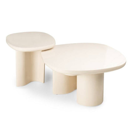 Tavolino laterale PUREL 50 cm, beige chiaro