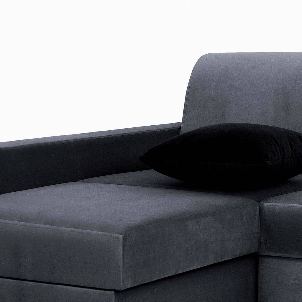 STABLE Corner Sofa Bed - Lilac Grey