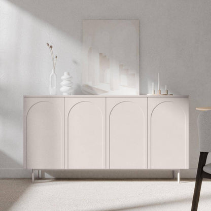 Credenza AESTHETIC quattro ante, cashmere