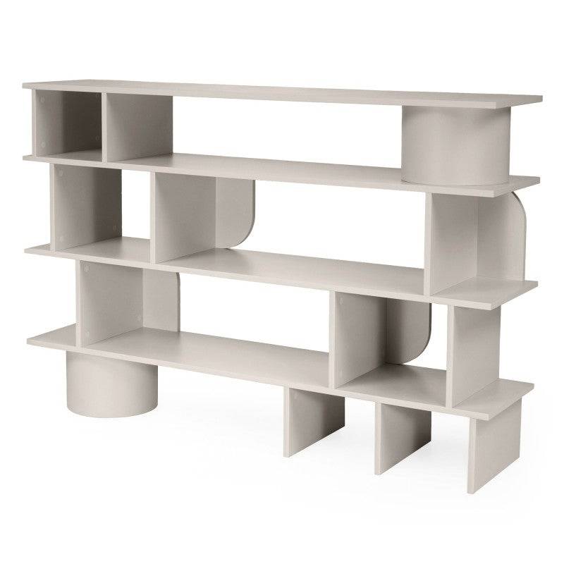 Libreria ANGALIR Cashmere Bassa con Fronti Arrotondati