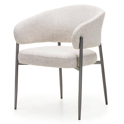 Polsterstuhl UMBRIA, beige/grau