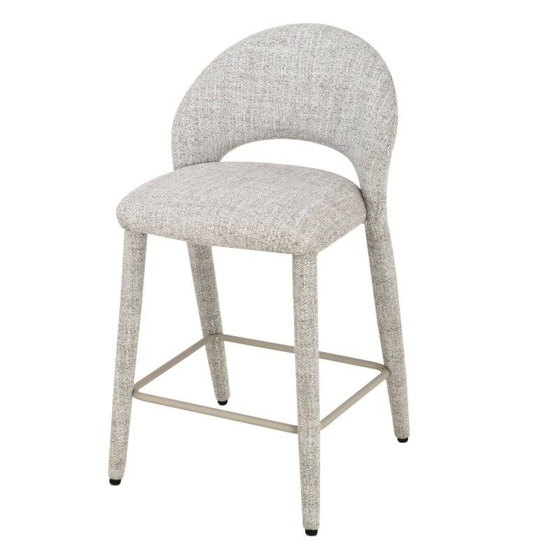 Barhocker LLAT, beige-braun