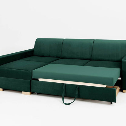 Divano Letto Angolare STABLE L - Avocado