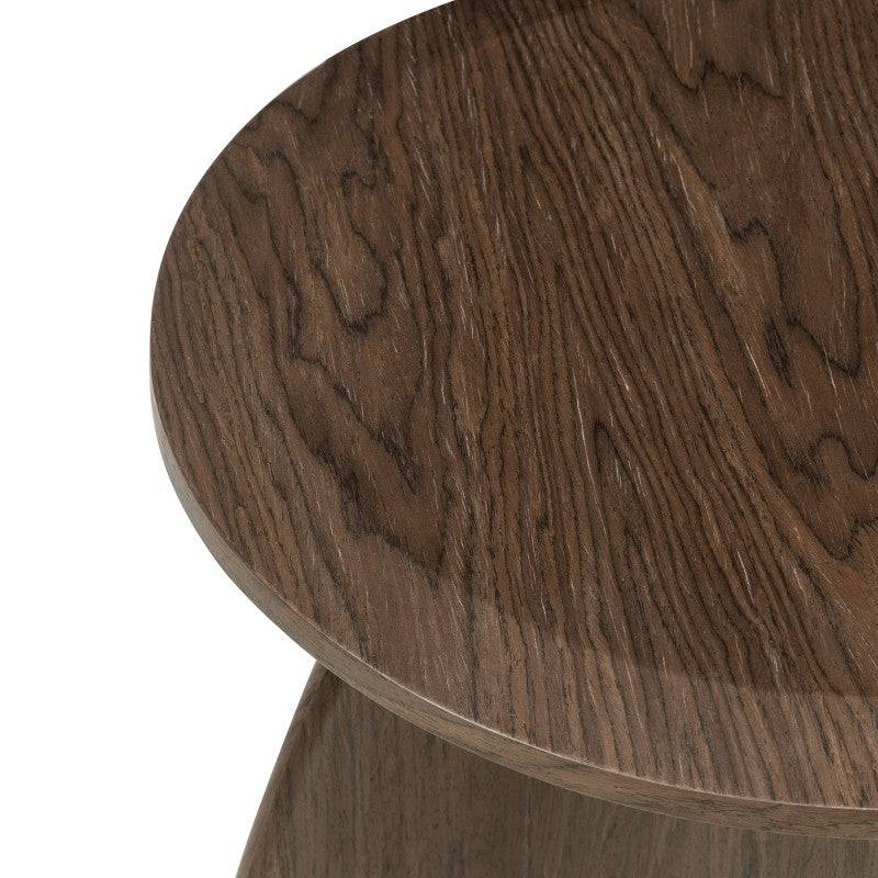 Tavolino laterale OKUN 50 cm, noce scuro