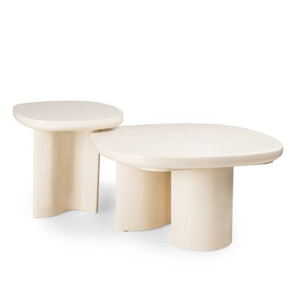 Tavolino laterale PUREL 50 cm, beige chiaro