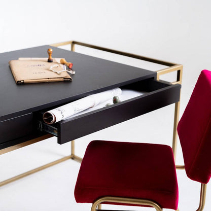 Scrivania K16 Nero 180 - Oro