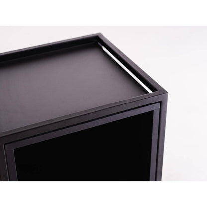 Rack SKAP Schwarz - 1 Regalboden 2 Boxen