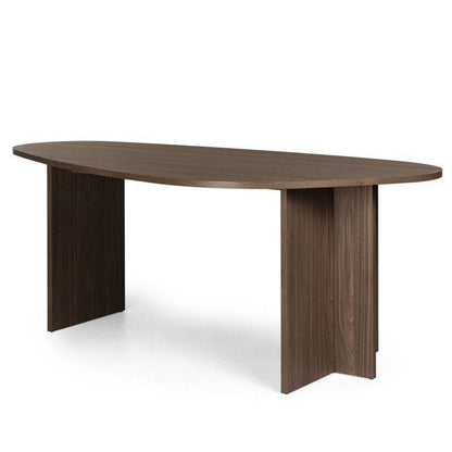 Tavolo ZEV 200 cm piano irregolare, noce Lincoln
