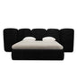 FANCY Padded Bed 160x200 cm Black