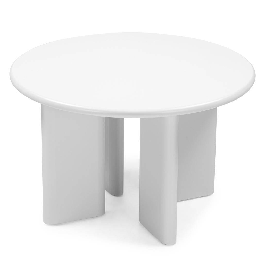 Tavolo da Pranzo MOLIQ 120 cm, Rotondo, Beige Grigio