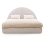 Polsterbett MIMIQ 160x200 cm, mit Bettkasten, beige