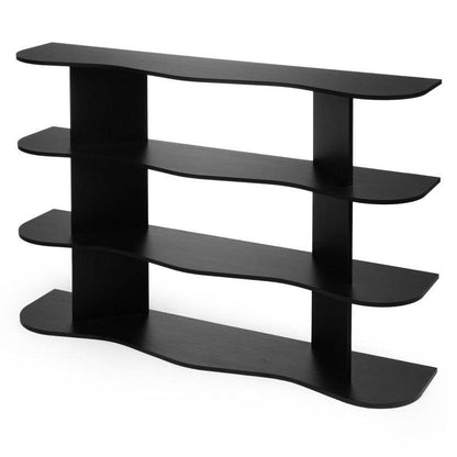 Scaffale Basso RHIO Nero con Onda