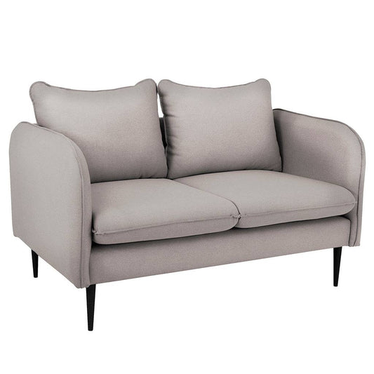 2-seater POSH sofa - Black Steel