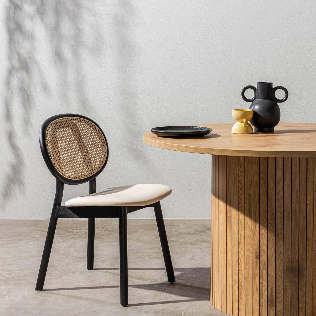 Tavolo Pranzo UNANIME Ø120 cm, rovere