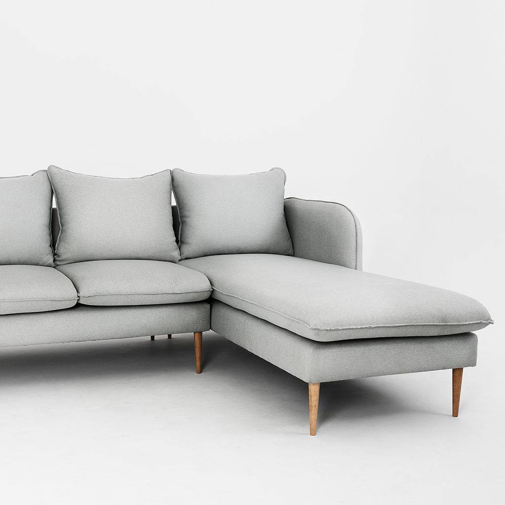 Divano Angolare POSH P WOOD Platino