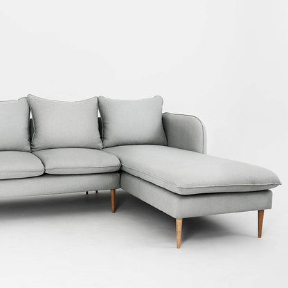 Divano Angolare POSH P WOOD Platino